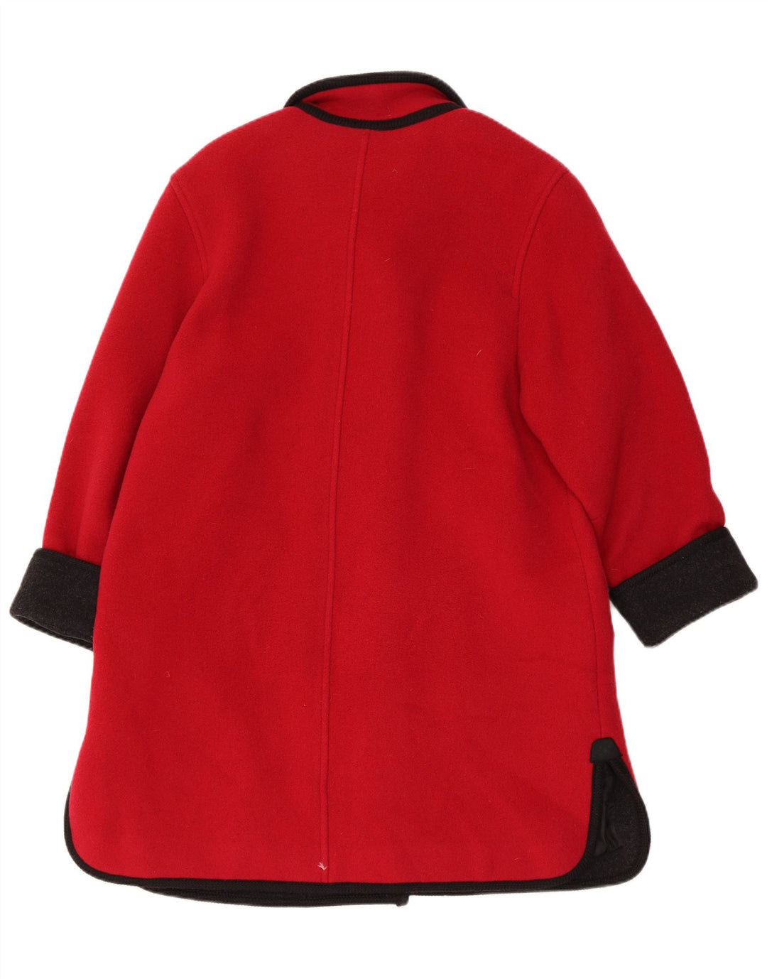 Baronia Pardessus Femme UK 14 Grande Laine Vierge Colorblock Rouge