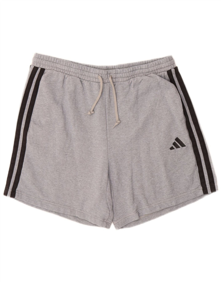 ADIDAS Short de Sport Homme XL Gris Coton