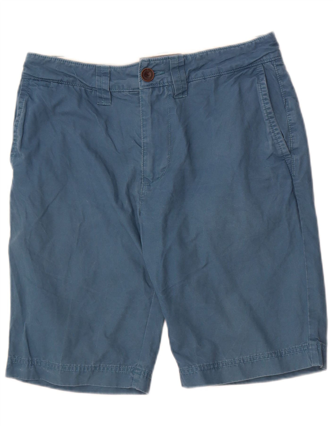 Fat Face Short Chino Homme W30 Bleu Moyen Coton