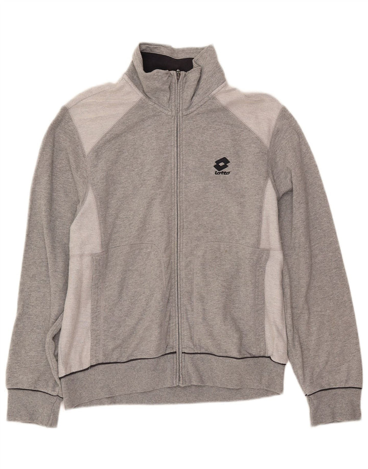 Lotto Veste de Survêtement Homme Gris Moyen Colourblock