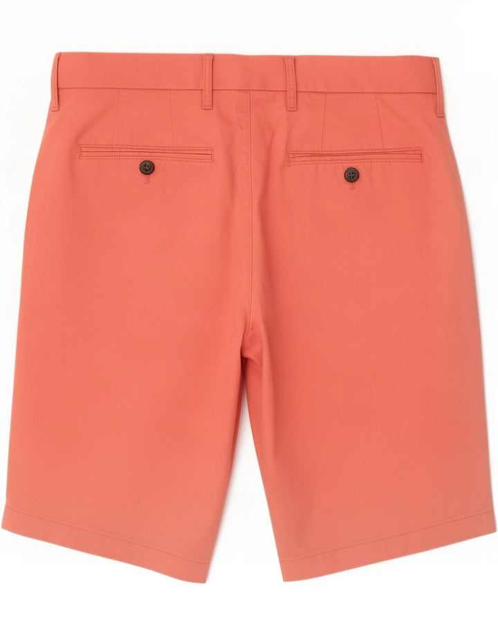 Marks & Spencer Short Chino Regular Homme W30 Coton Orange Moyen