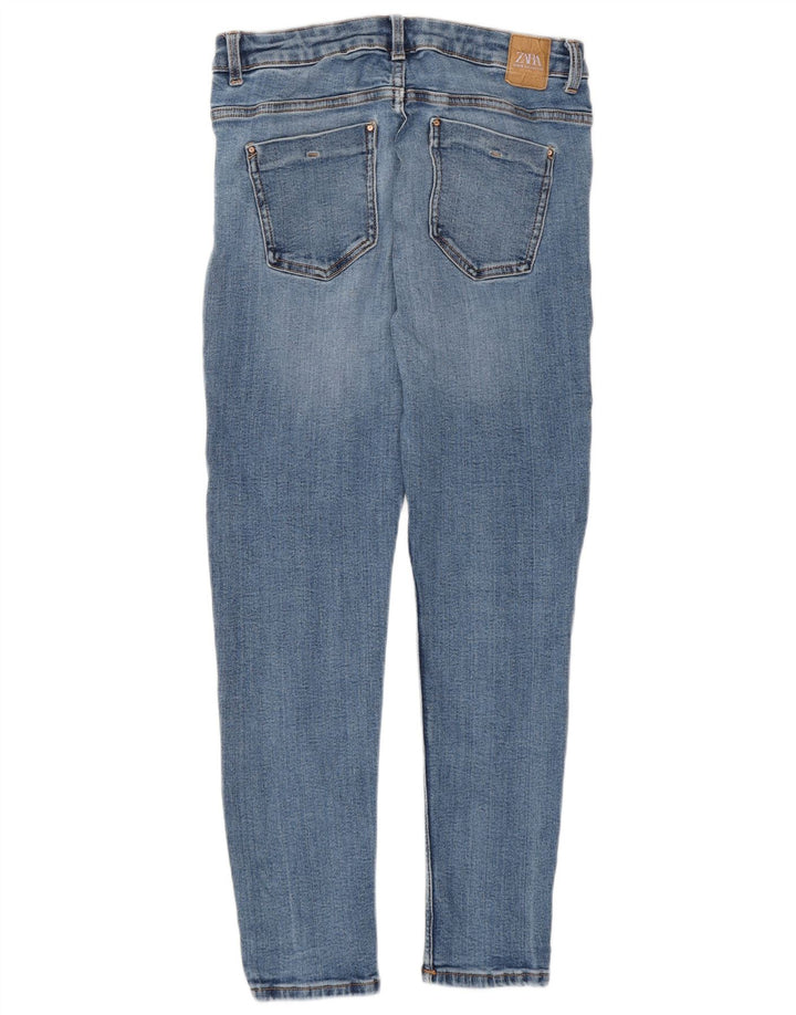 Zara Jean skinny pour femme EU 40 Medium W30 L27 Bleu