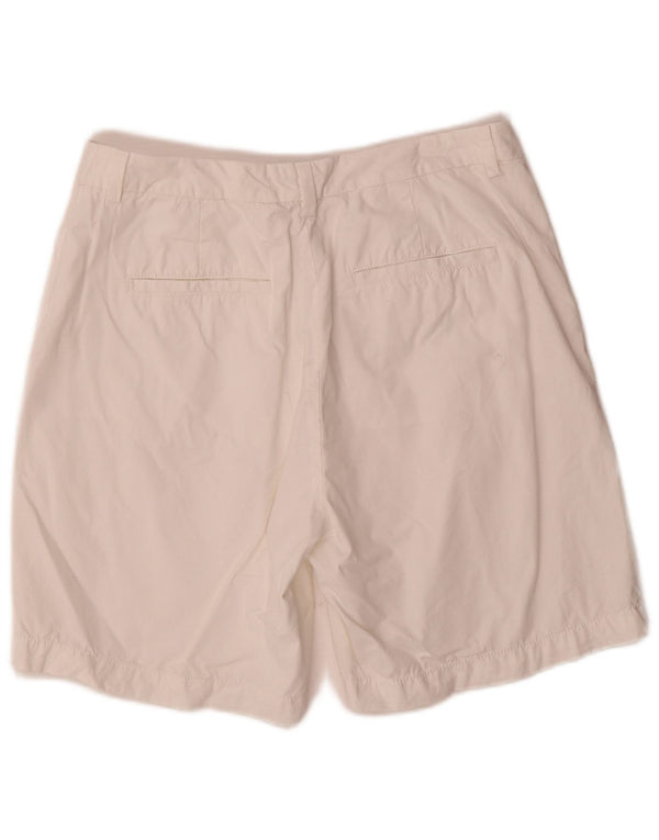 Marks & Spencer Short chino pour femme UK 12 Medium W30 Coton blanc cassé
