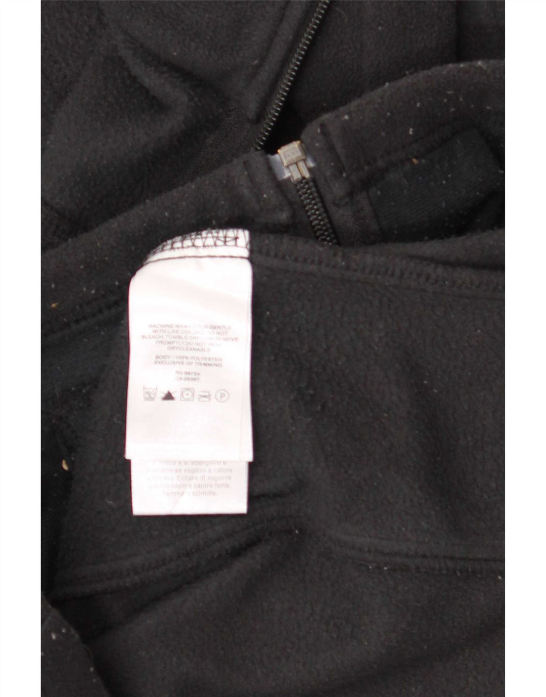 Columbia Veste polaire surdimensionnée pour femme UK 10 Small Noir Polyester