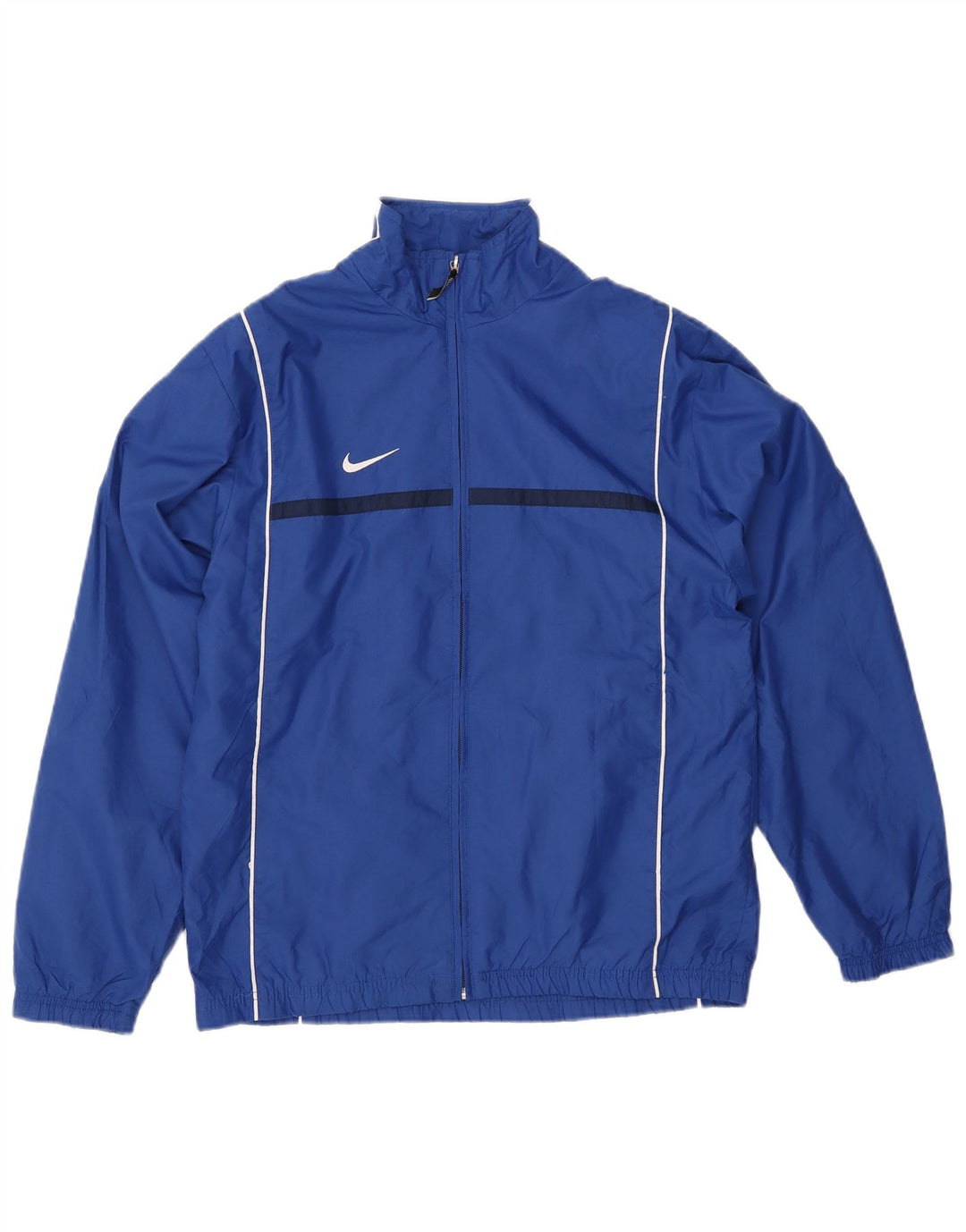 NIKE Veste de survêtement pour homme UK 36/38 Petit Bleu Colorblock Nylon