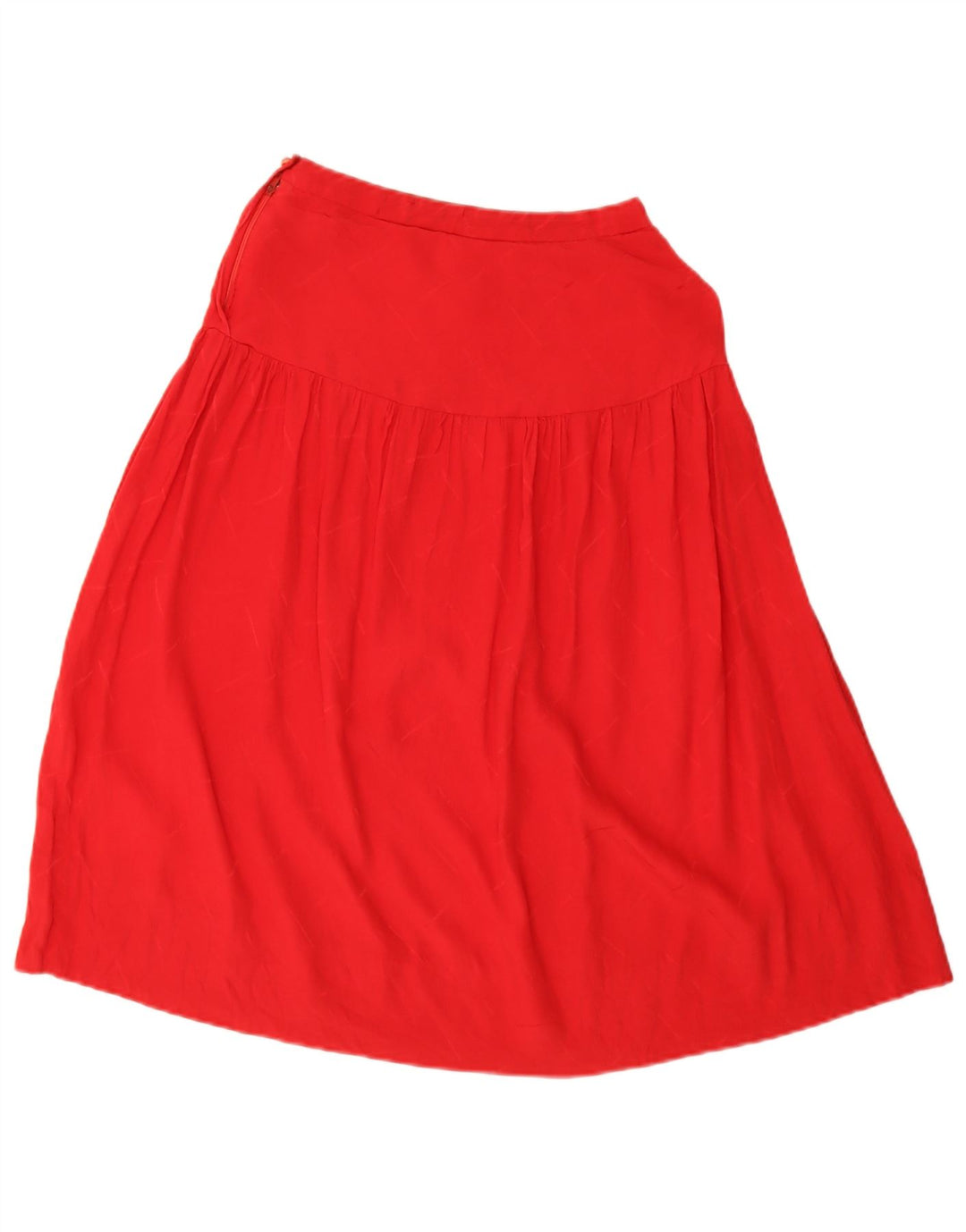 vintage Femmes Surdimensionné 2 Pièces Jupe Ensemble UK 14 Moyen W26 Rouge