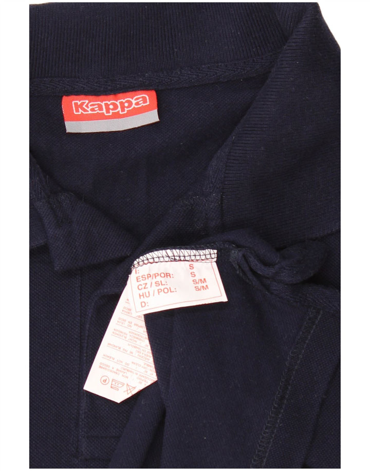 Kappa Polo Homme Petit Bleu Marine Coton