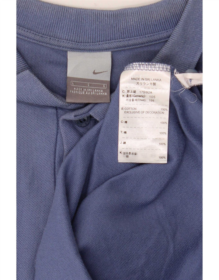 Nike Polo Homme Grand Bleu Coton