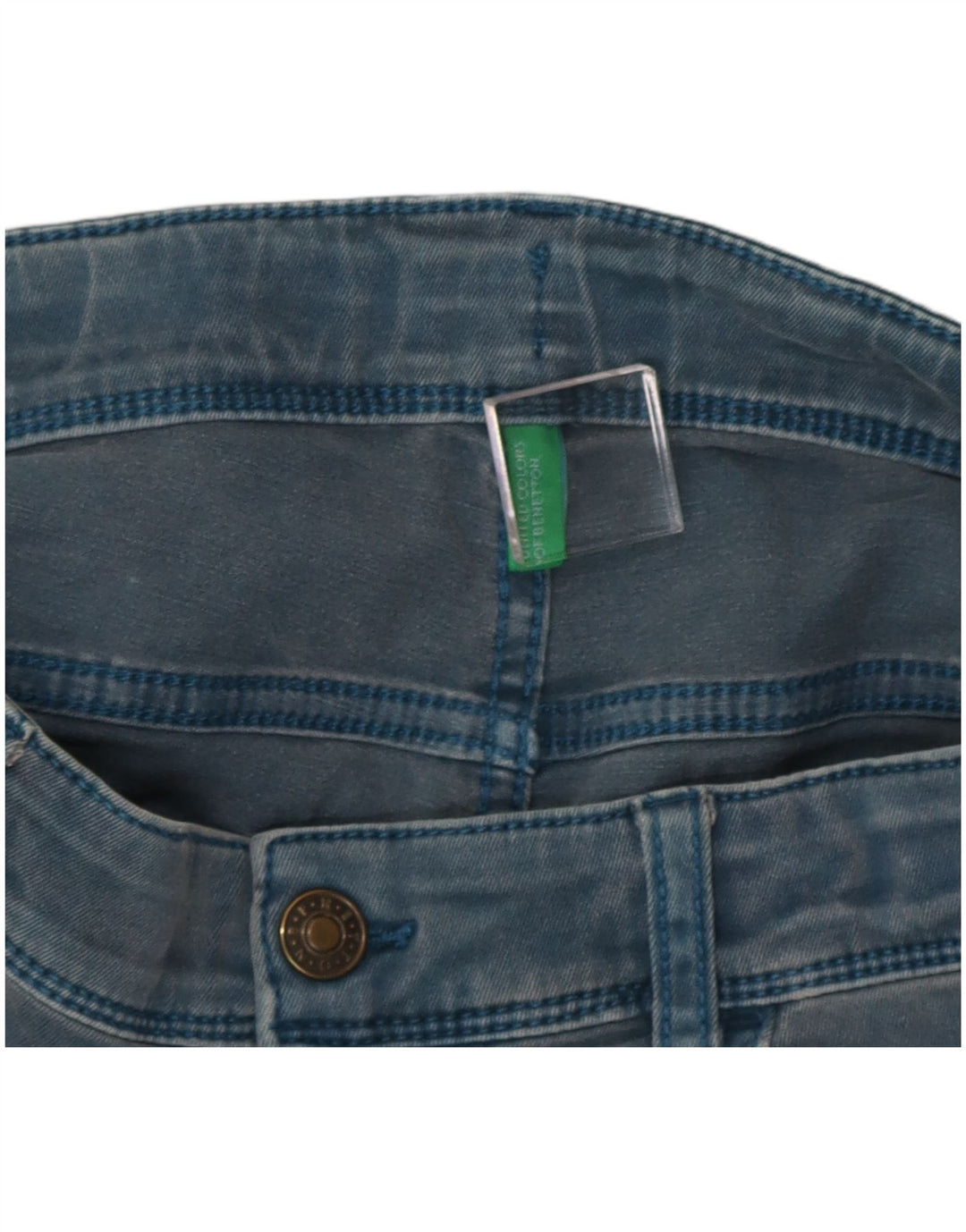 Benetton Jean Slim Garçon 15-16 ans W30 L31 Bleu