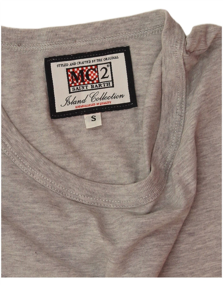 MC2 SAINT BARTH T-Shirt Graphique Homme Petit Gris Coton