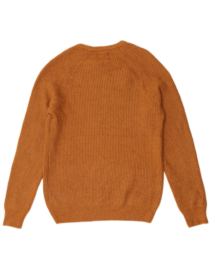 Marks & Spencer Pull Col Bateau Homme Petit Marron Polyamide