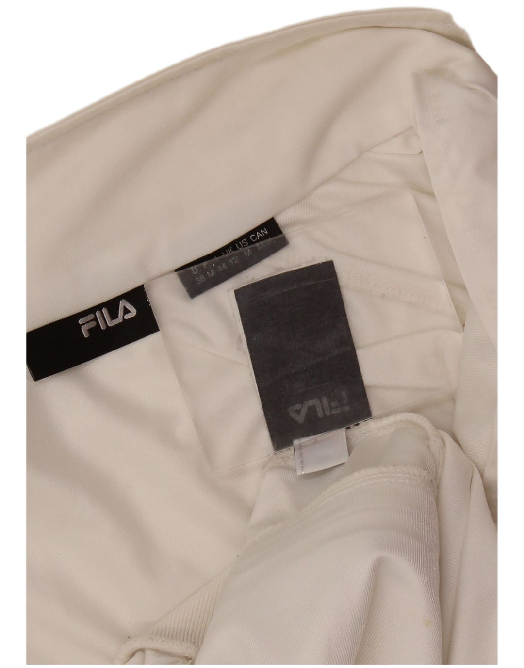 FILA Veste de survêtement pour femme UK 12 Medium Blanc Polyester