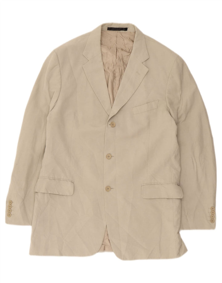 Marks & Spencer Veste blazer à 3 boutons pour homme UK 38 Beige moyen
