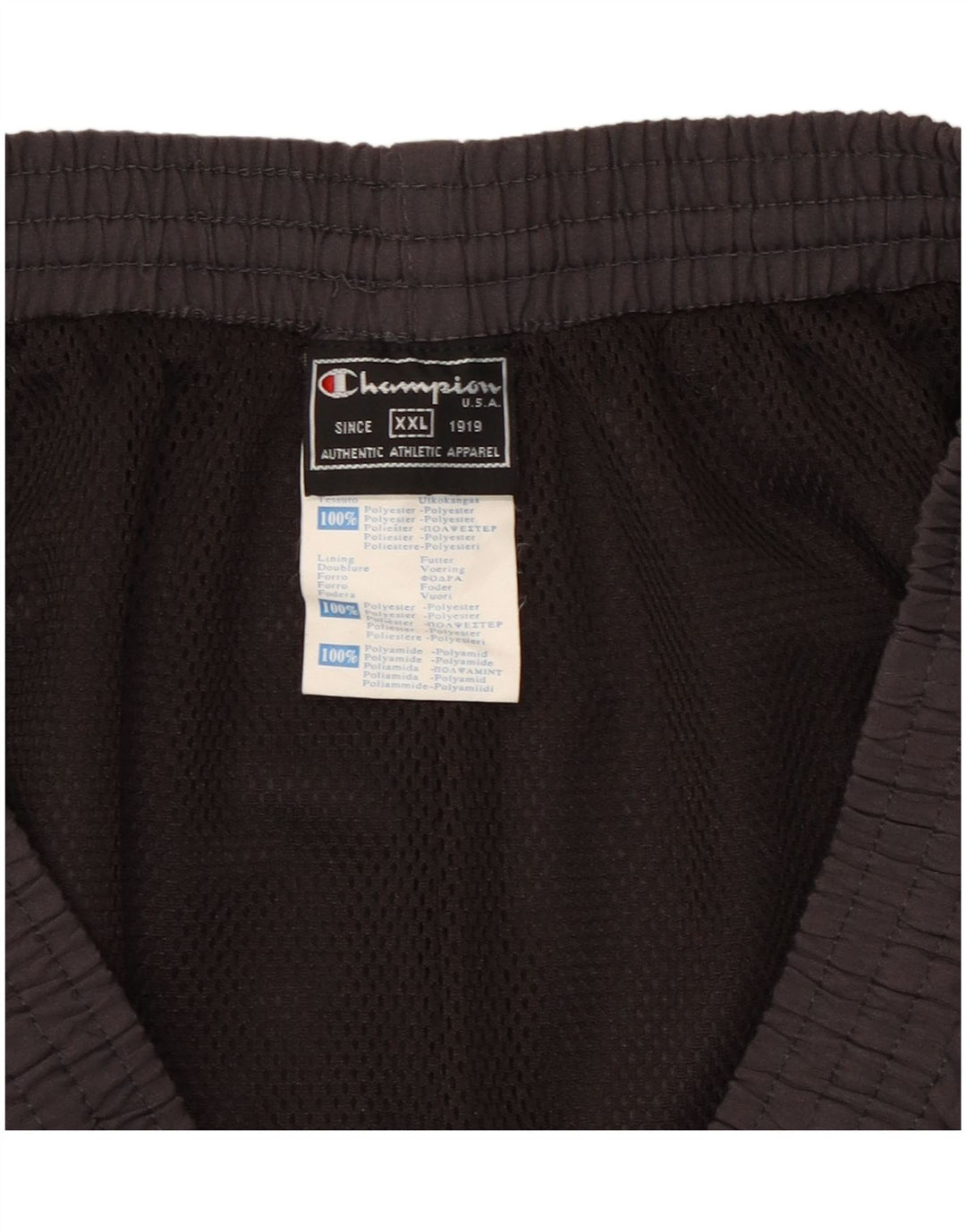 Champion Pantalon de survêtement pour homme 2XL Noir Polyester