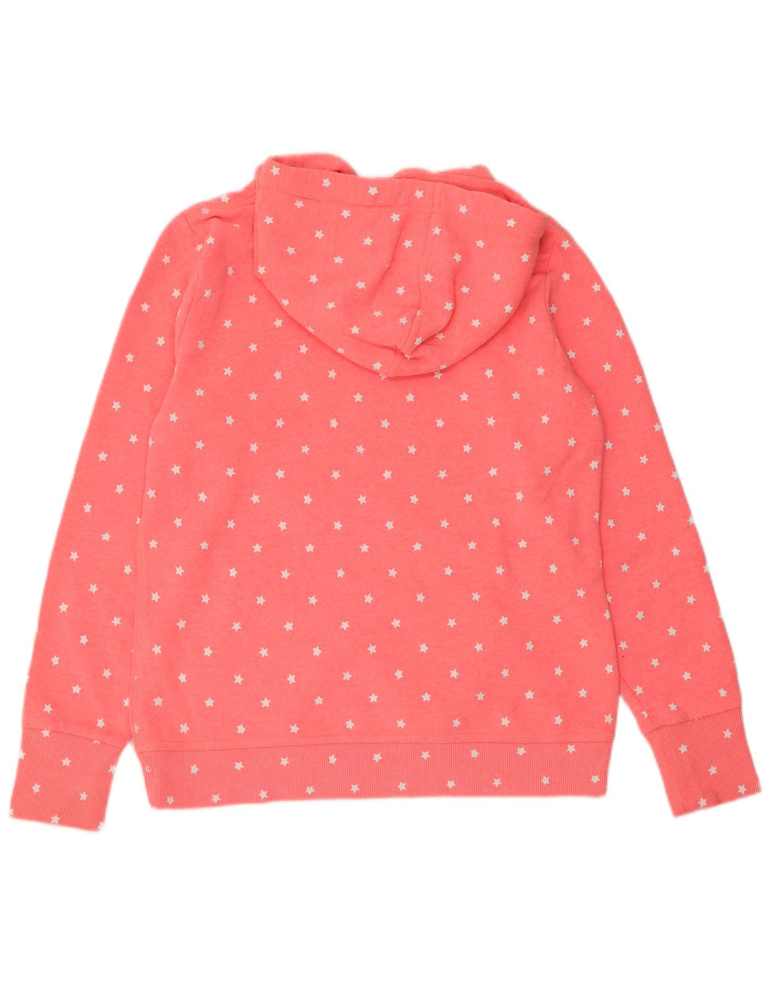 Superdry Pull à capuche graphique pour femme UK 18 XL Coton à pois rose