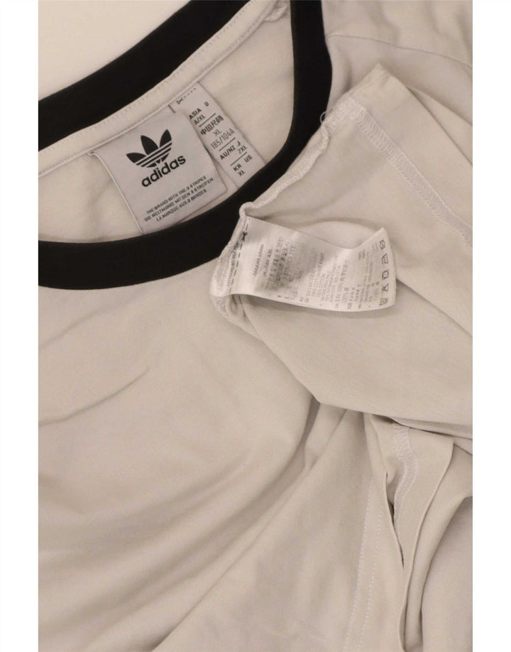 Adidas T-Shirt Homme Top XL Coton Blanc