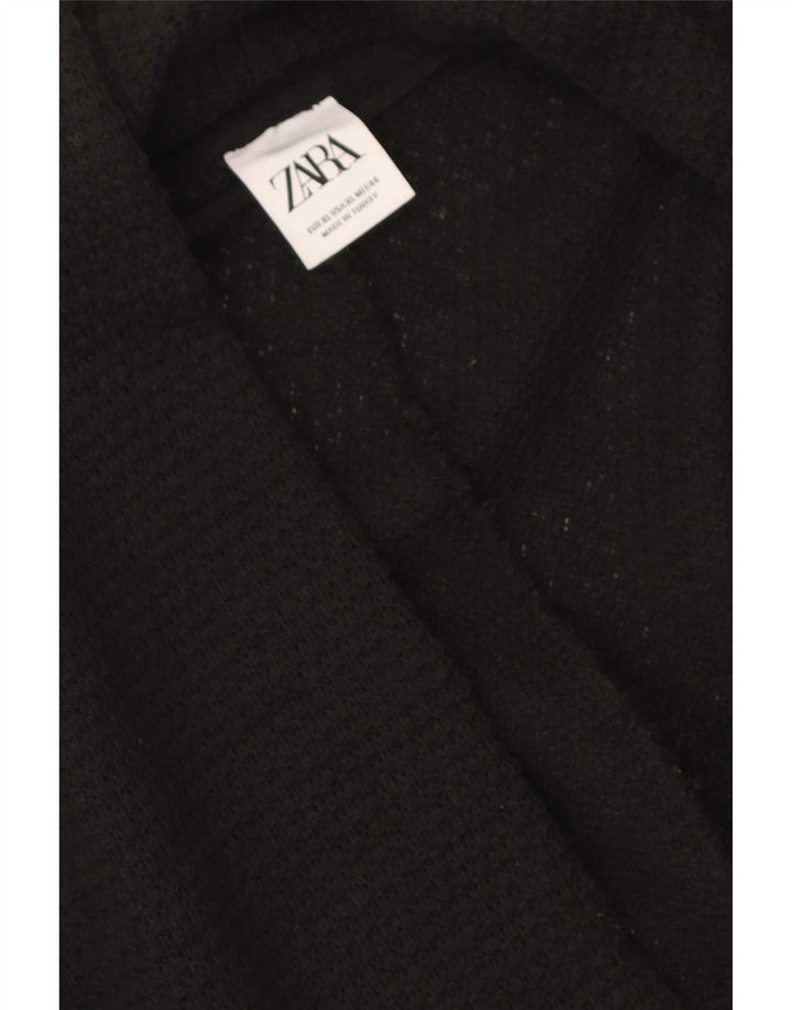 Zara Cardigan ouvert long pour homme XL Noir