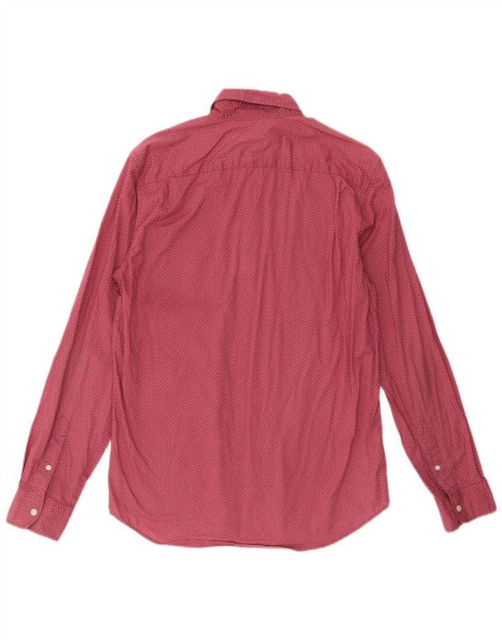 Gap Chemise Slim Fit Homme Bordeaux Moyen à Pois Coton