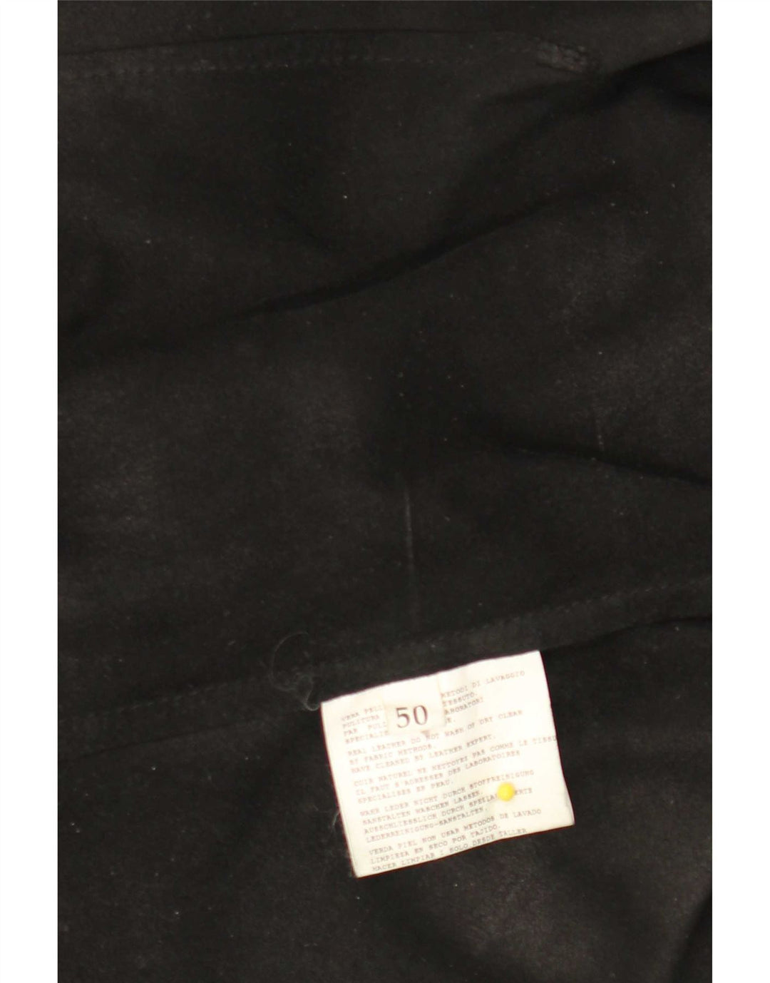 Chemise en cuir femme vintage IT 50 XL Noir