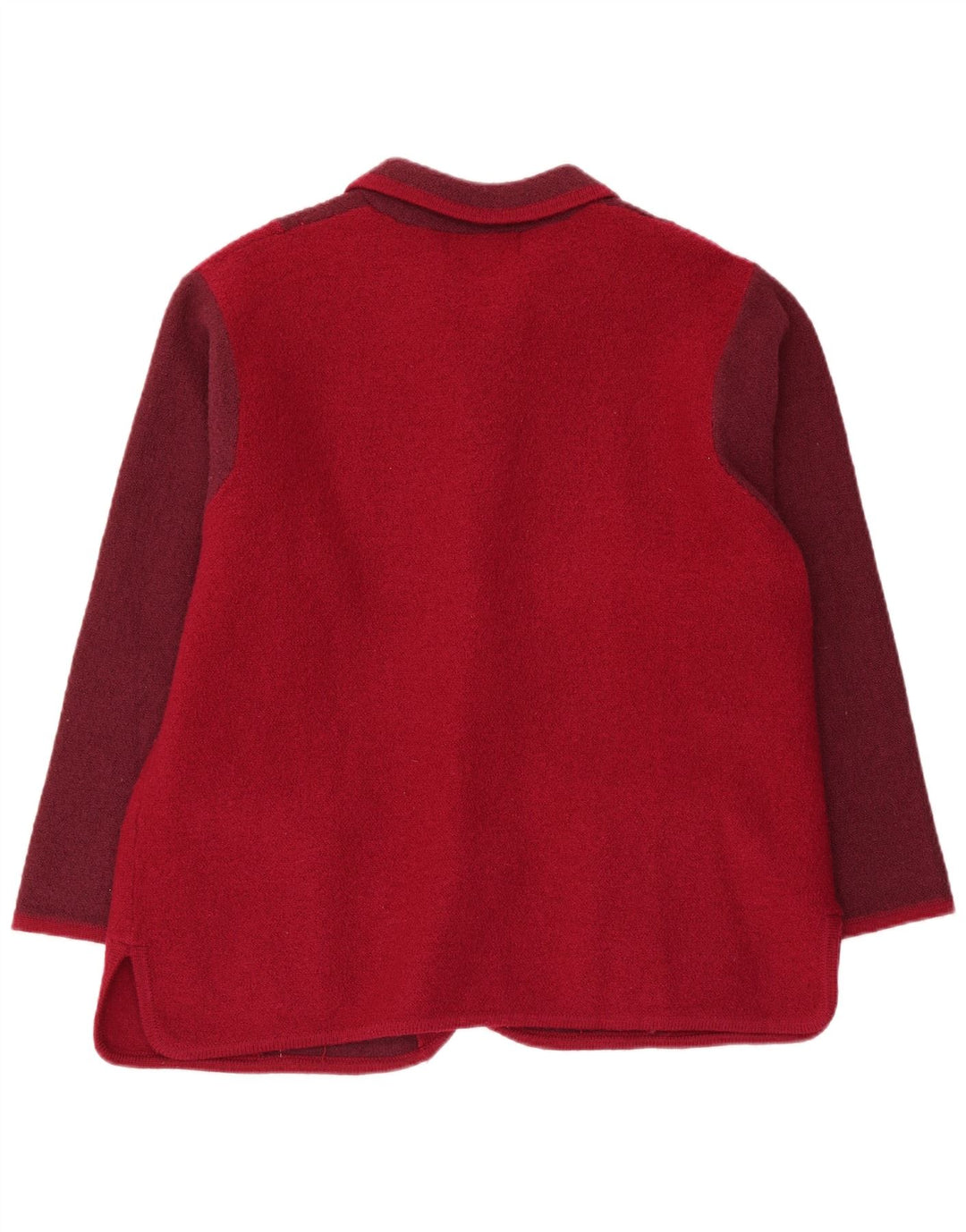 CASAMIA Veste blazer coupe ample pour femme UK 16 Large Bordeaux Colourblock