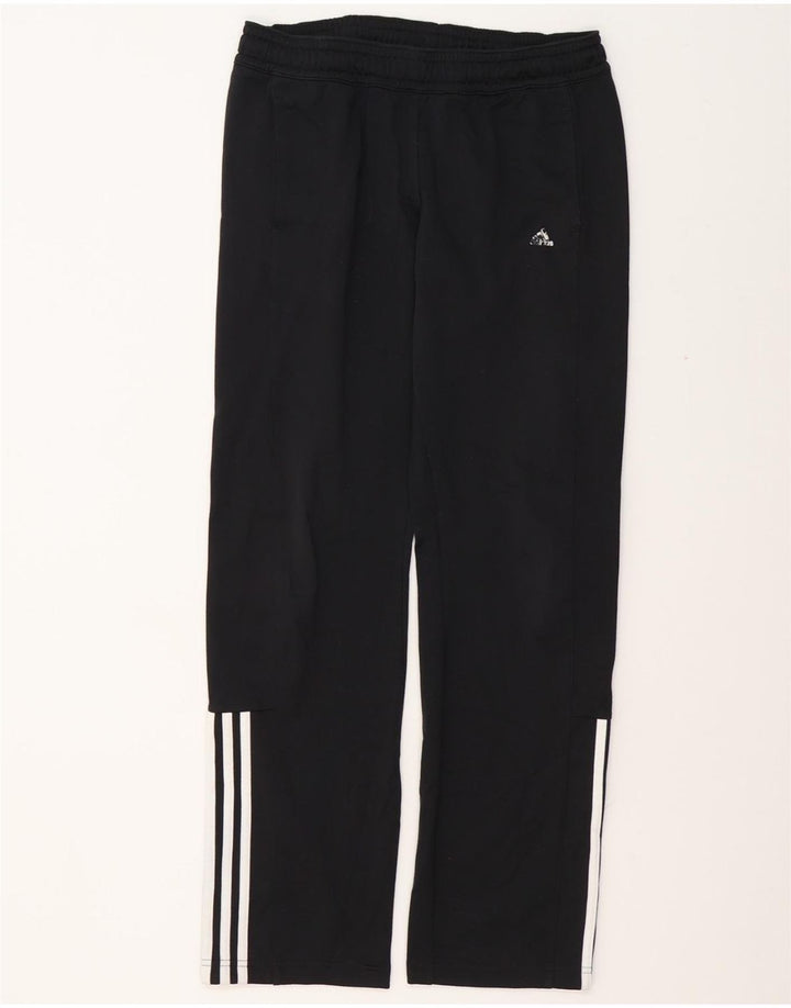 Adidas Pantalon de survêtement pour femme UK 8/10 Small Noir Polyester