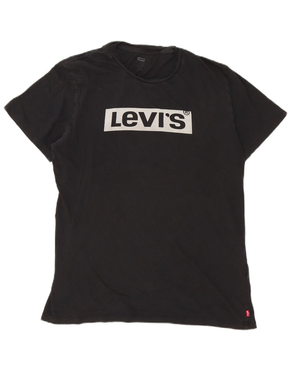 Levi's Tee-Shirt Graphic Homme Noir Moyen Coton