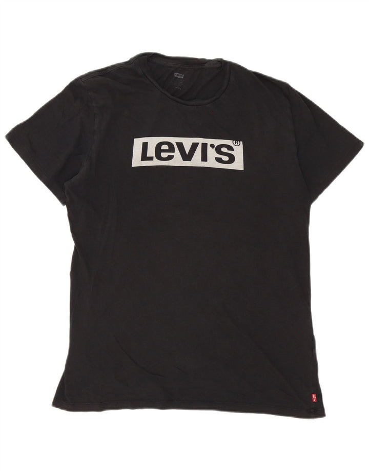Levi's Tee-Shirt Graphic Homme Noir Moyen Coton