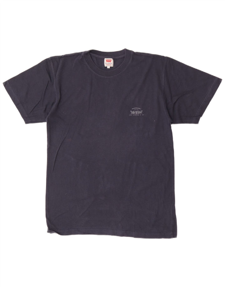 Levi's T-Shirt Top Homme Bleu Marine Moyen Coton