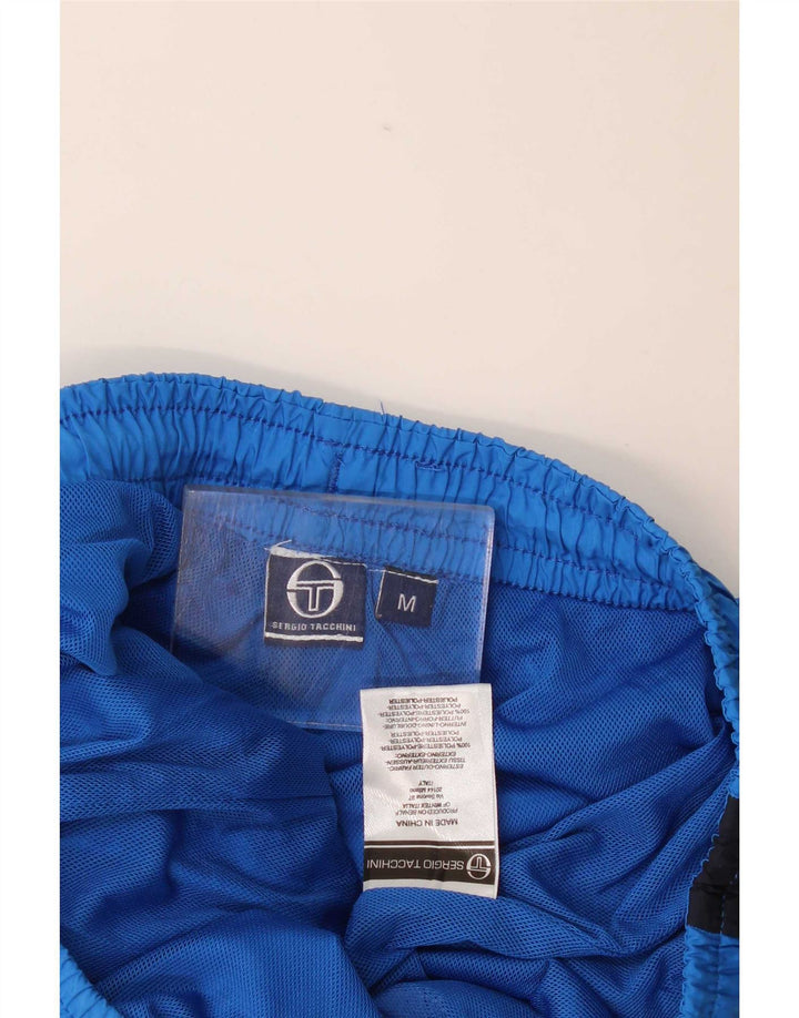 Sergio Tacchini Pantalon De Survêtement Homme Bleu Moyen Colorblock Polyester