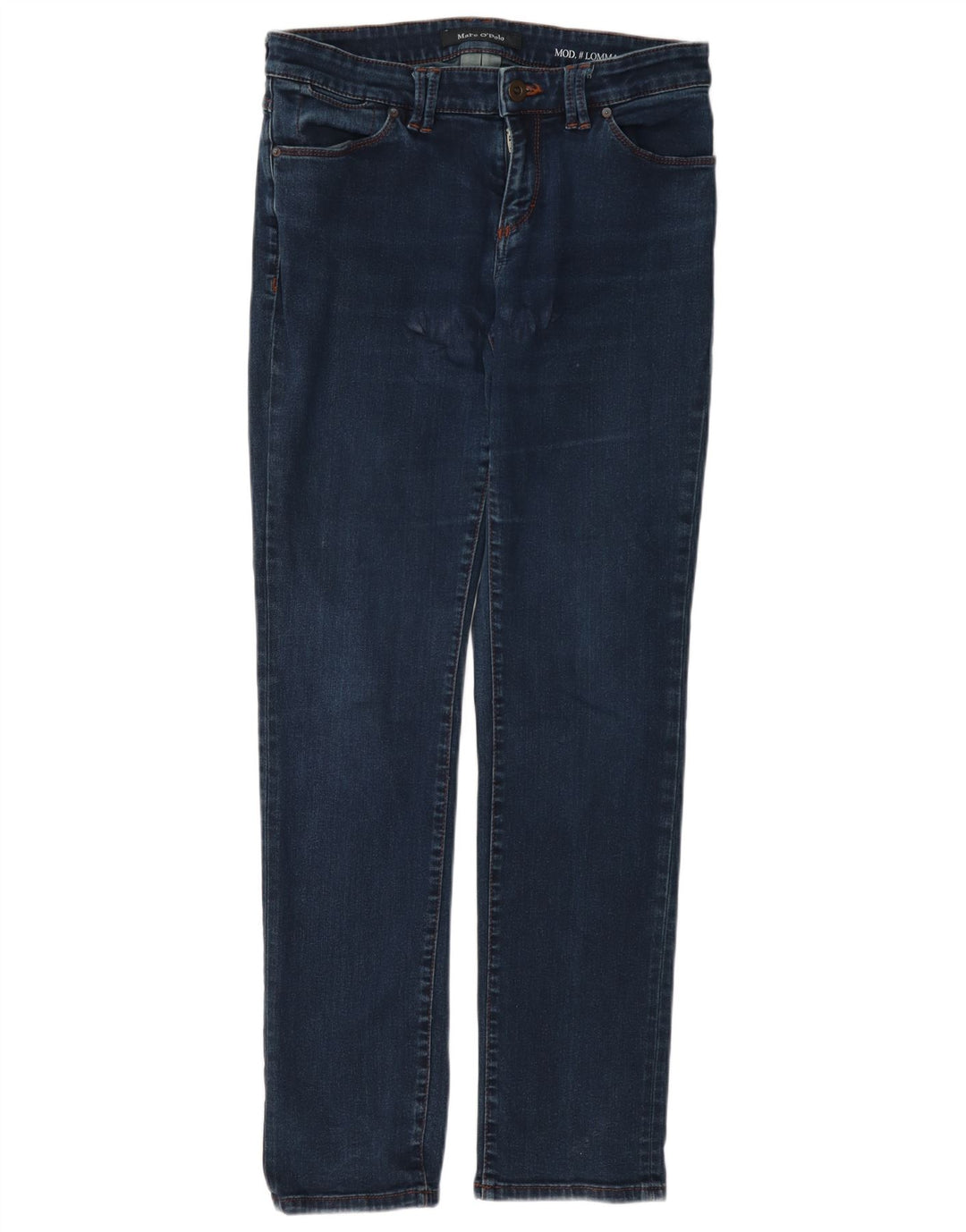 Marc O'Polo Jean Slim Femme W30 L30 Bleu Coton