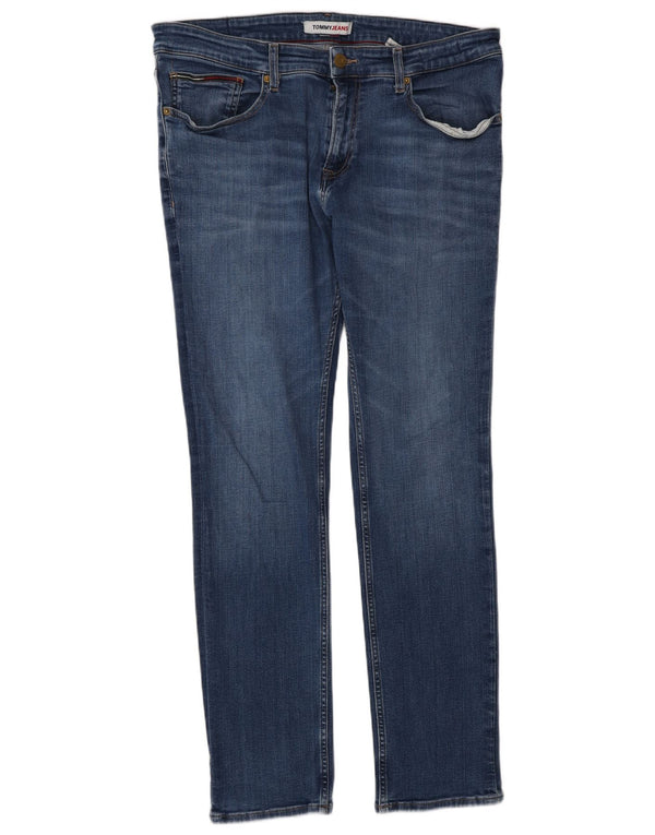 Tommy Hilfiger Jean Slim Scanton Homme W36 L32 Bleu Coton