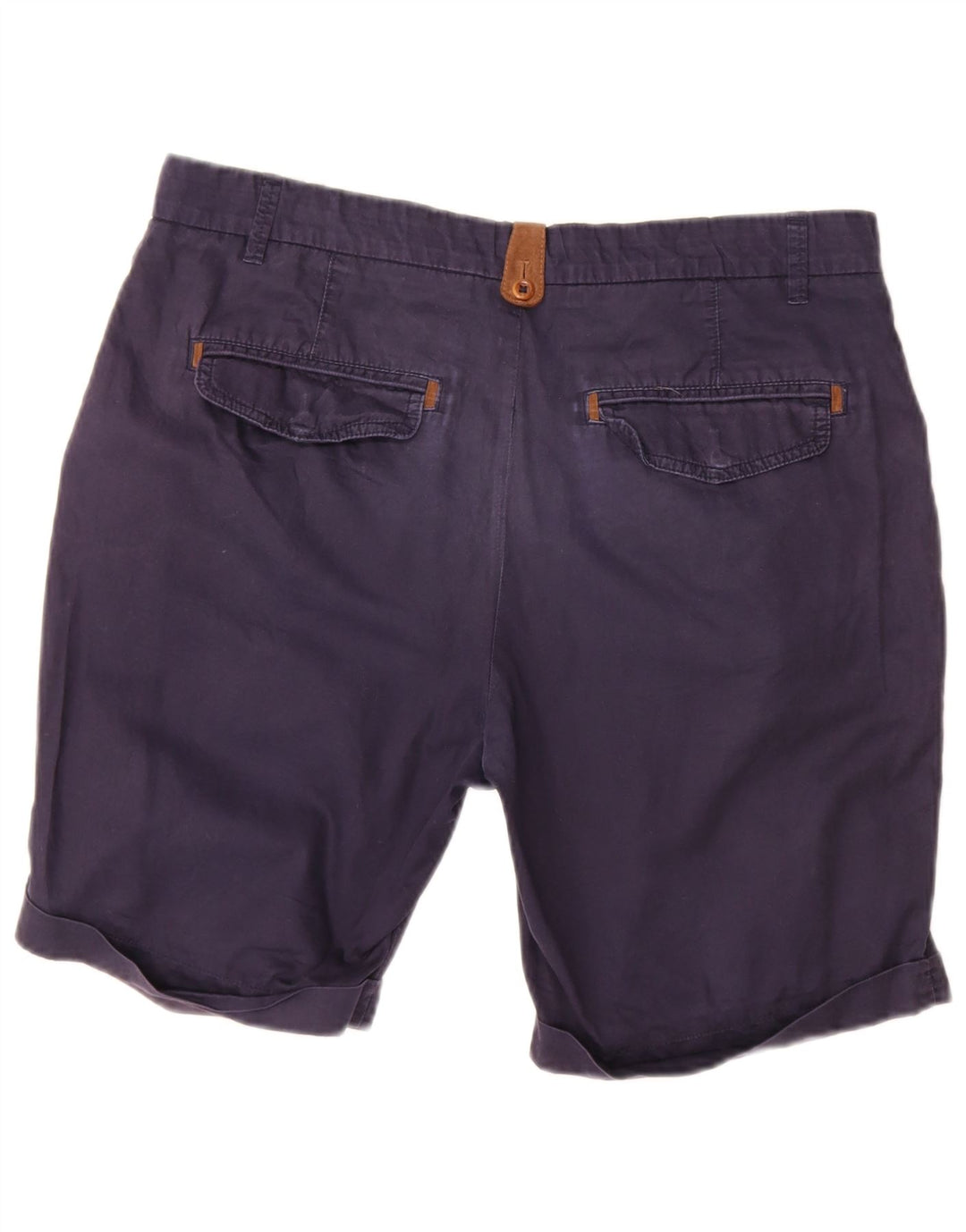 Zara Short Chino Homme EU 42 Large W32 Bleu Marine