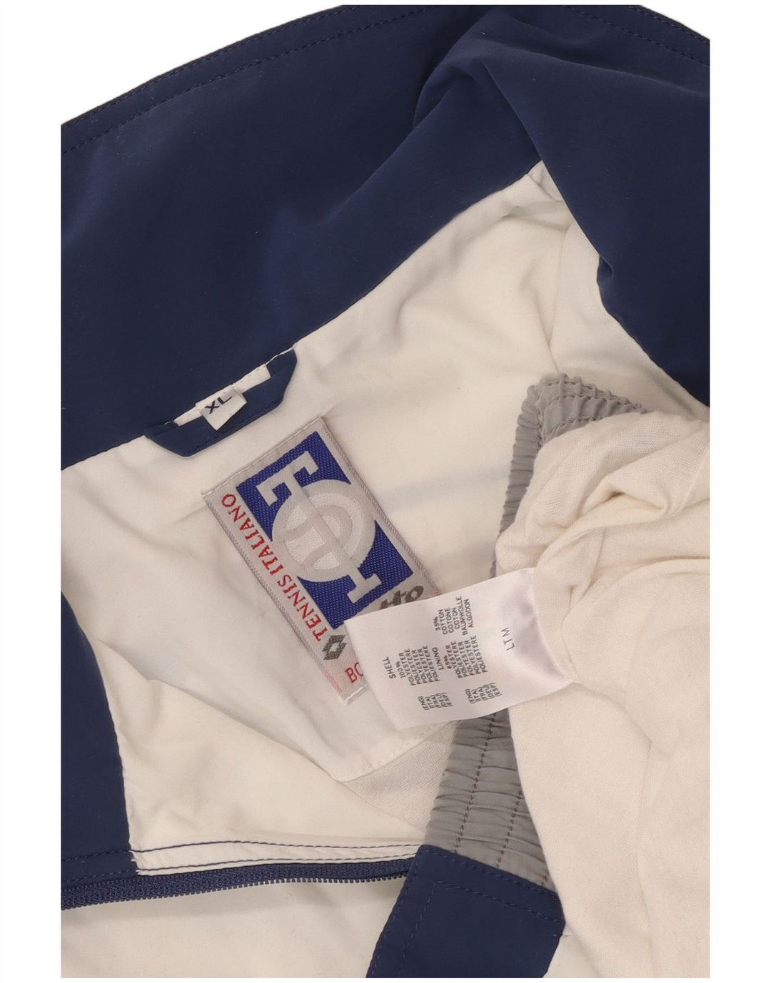 Lotto Veste de survêtement graphique pour homme XL Blanc Colorblock Polyester