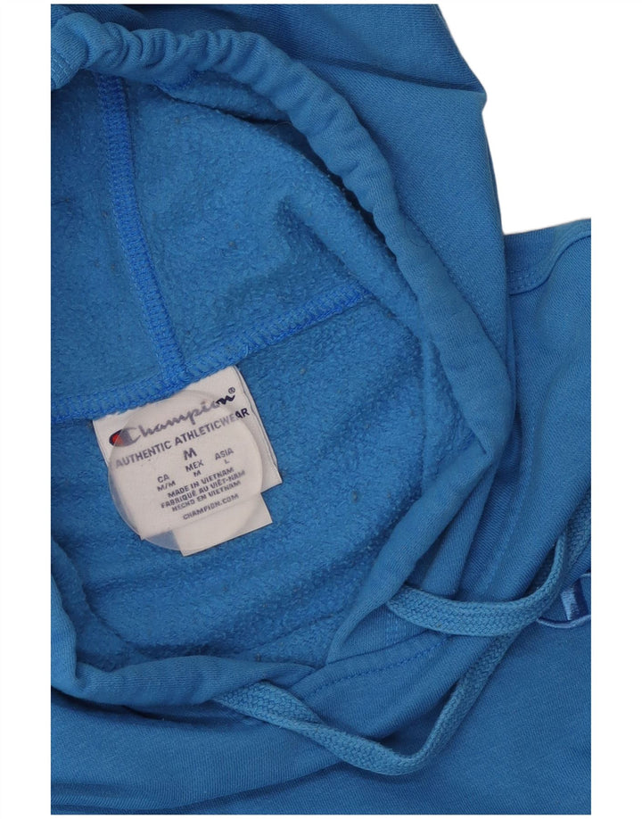 CHAMPION Pull à capuche pour homme en coton color block bleu moyen