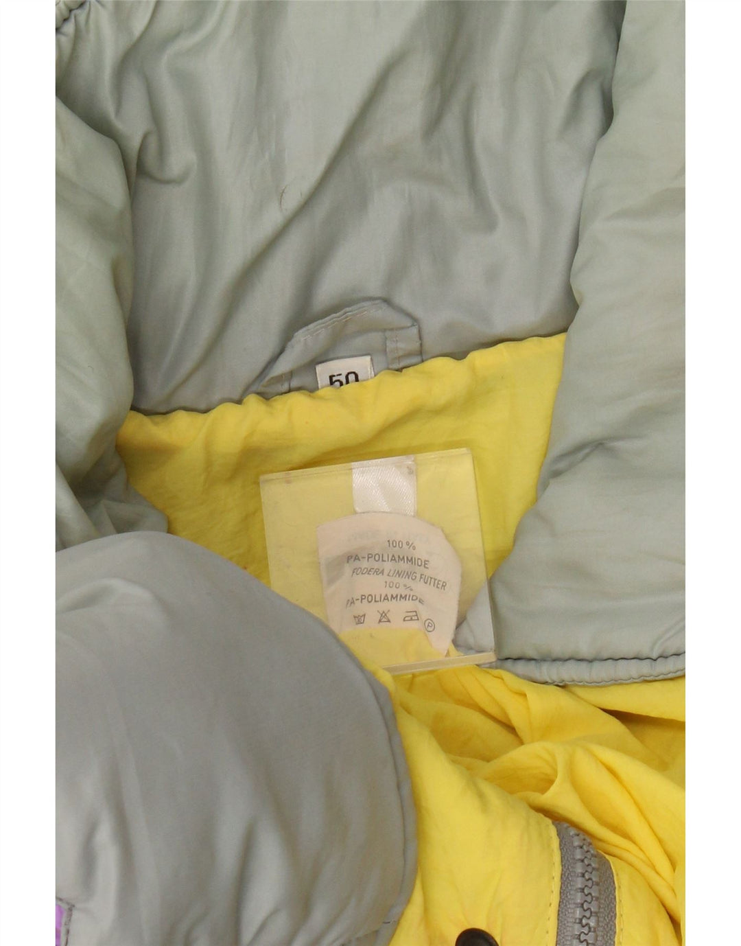 Bailo Veste matelassée IT 50 Large Gris Colorblock Polyamide Homme