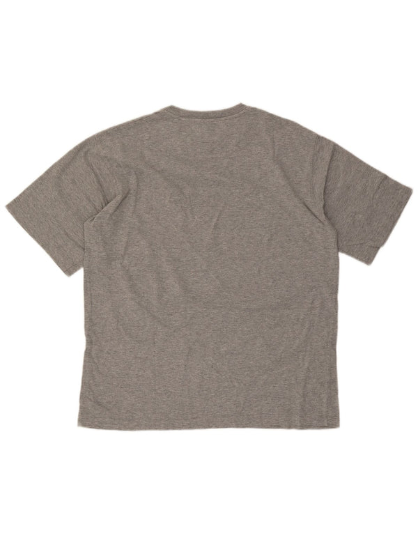 Carrera T-Shirt Homme Top 2XL Gris Moucheté Coton
