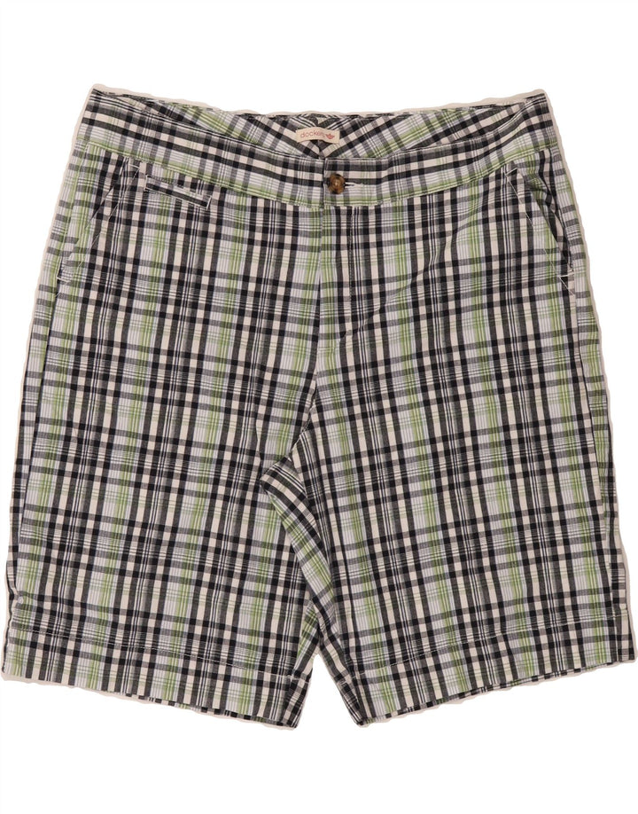 DOCKERS Womens Chino Shorts US 18 2XL W36  Multicoloured Check Cotton Vintage Dockers and Second-Hand Dockers from Messina Hembry 