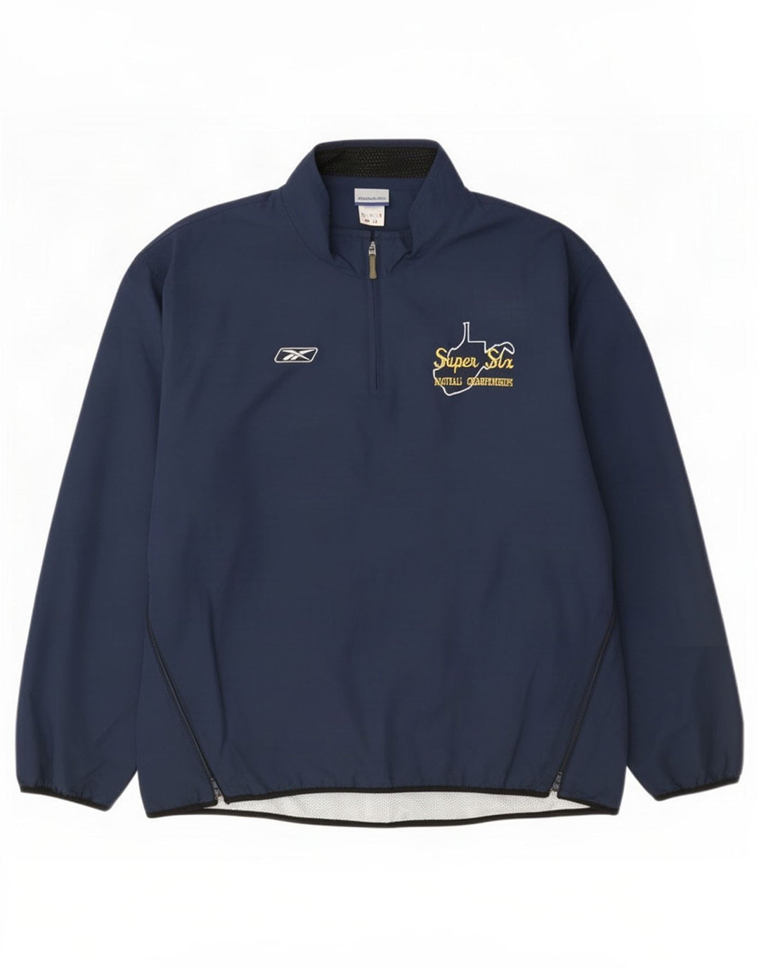 Reebok Veste de Pluie Homme UK 42 XL Bleu Marine Polyester