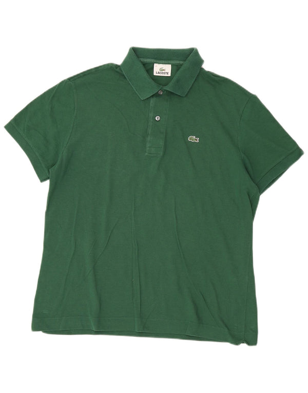 LACOSTE Polo Homme Taille 4 Coton Vert Moyen