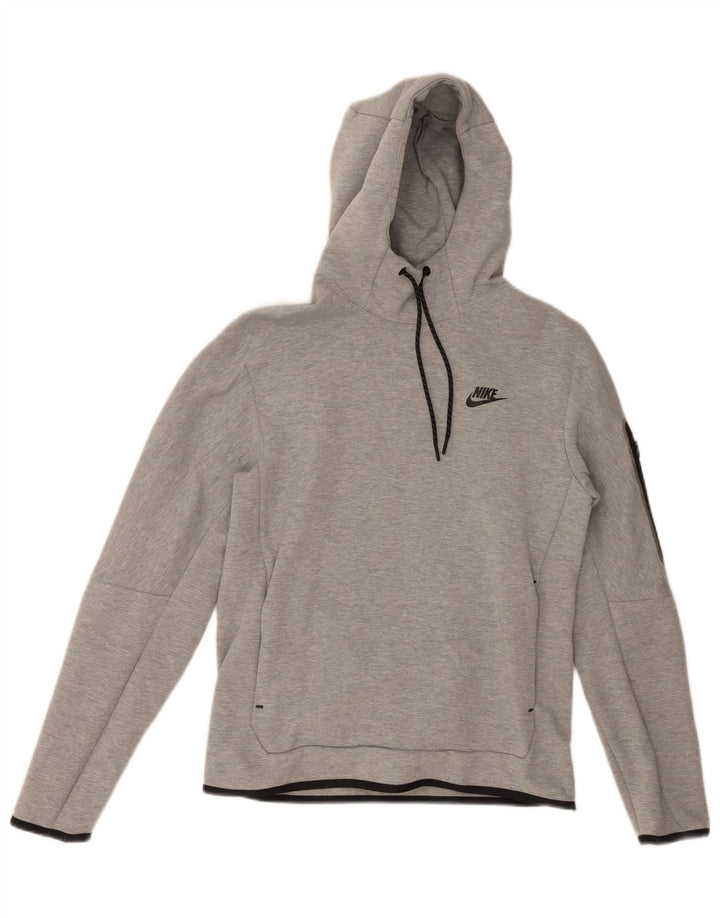 Nike Pull à capuche pour femme UK 10 Petit Gris Coton