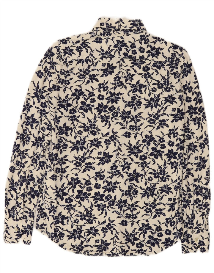 Ralph Lauren Chemise Homme Petit Coton Floral Blanc