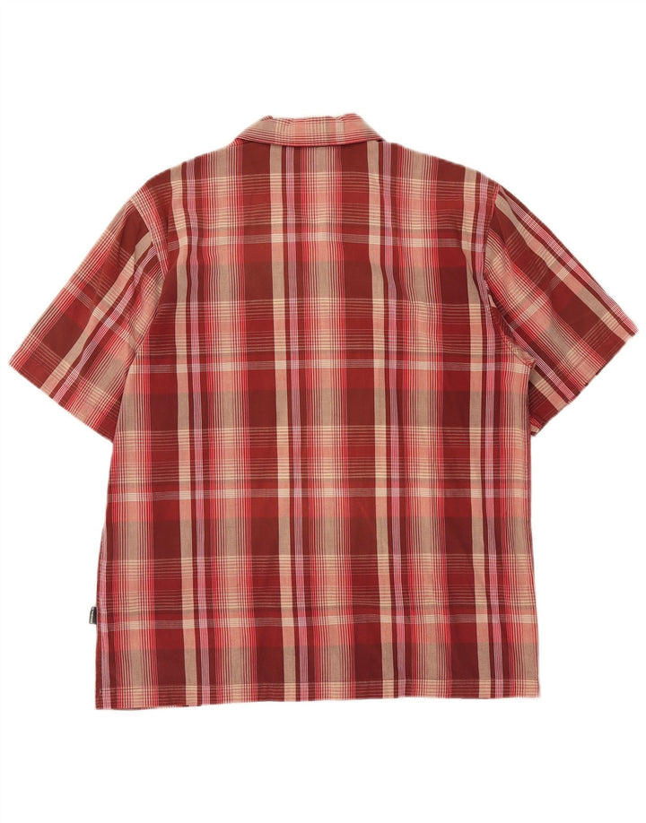 O'Neill Chemise ample à manches courtes pour homme XS Rouge à carreaux en coton