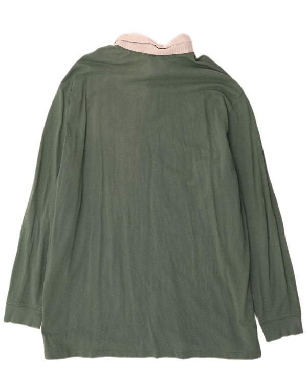 Polo Ralph Lauren Chemise de rugby graphique pour homme 3XL Vert Colorblock