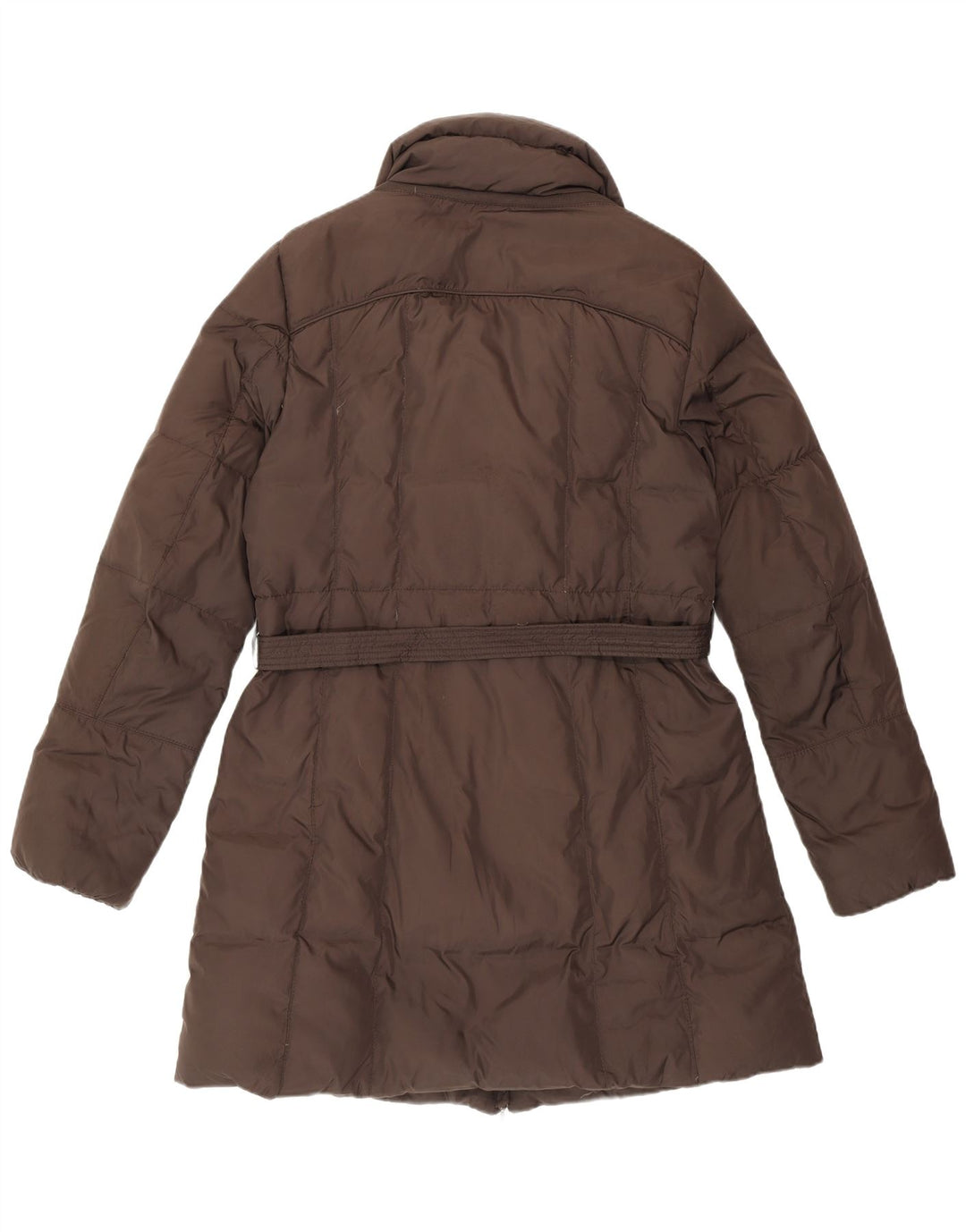 Geox Manteau rembourré pour femme UK 44 Large Marron Polyester