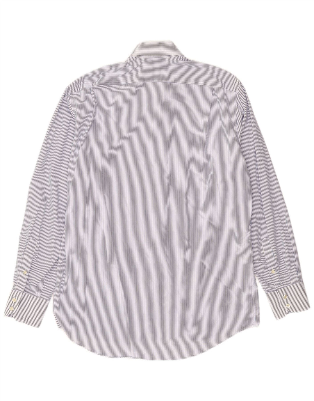 Lacoste Chemise Homme Taille 40 Coton Rayé Bleu Marine Moyen