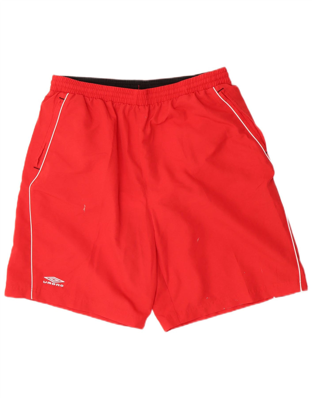 Umbro Short de Sport Graphique Homme 2XL Rouge Polyester