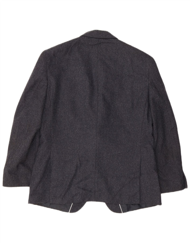 Marks & Spencer Veste blazer à 2 boutons pour homme UK 40 en laine bleu marine moyen