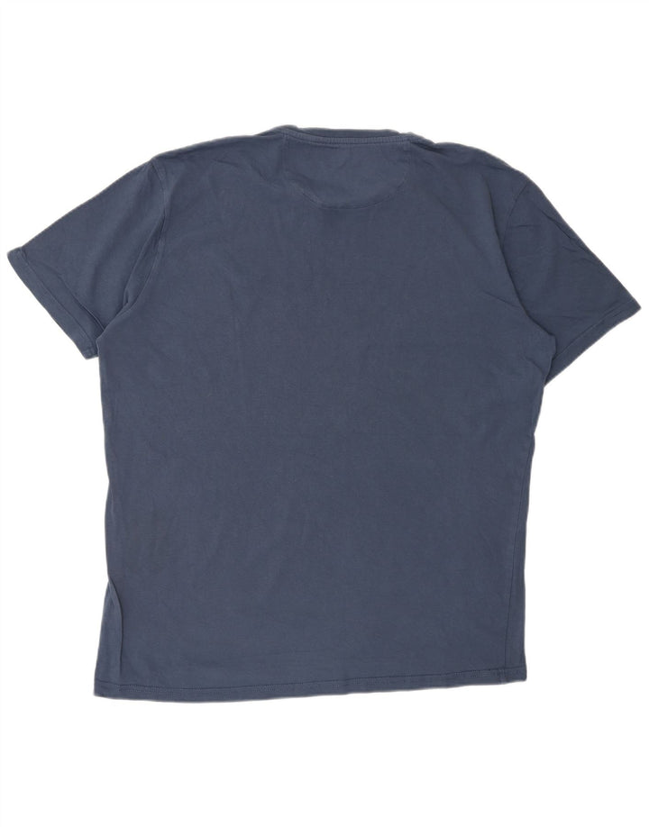 NAPAPIJRI Mens T-Shirt Top Large Navy Blue