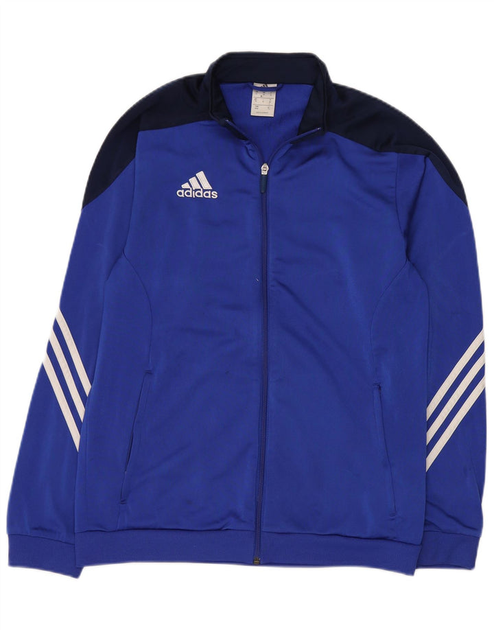 Adidas Veste de survêtement pour homme Bleu moyen Polyester