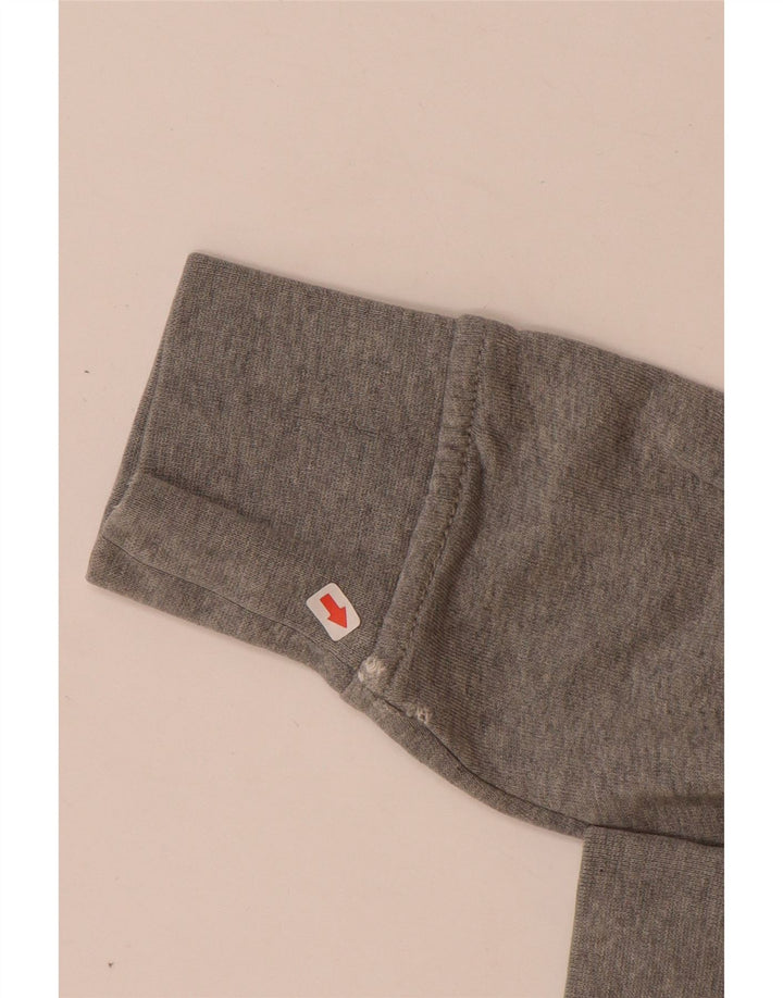 Tommy Hilfiger Sweat-shirt pour homme en coton moucheté petit gris